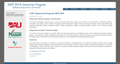 Desktop Screenshot of immersion09.onmason.com