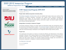 Tablet Screenshot of immersion09.onmason.com