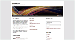 Desktop Screenshot of onmason.com