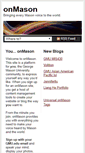 Mobile Screenshot of onmason.com