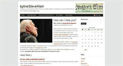Desktop Screenshot of bylinesteveklein.onmason.com